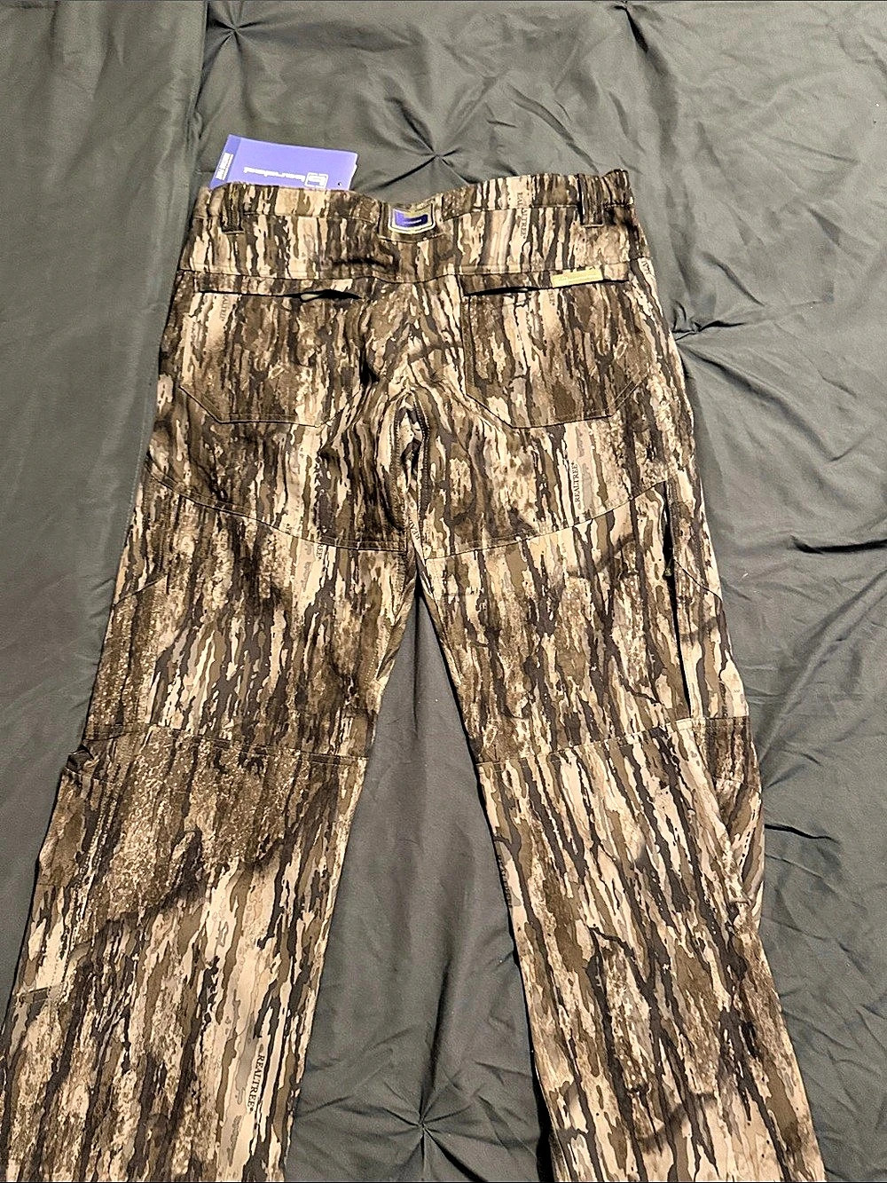 Banded Women'Small Stretch Pant Camo Cargo Pants in Brown & Green Size Small NWT